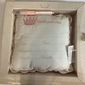 Russ Baby Little Princess Keepsake Pillow Pink And White New In Box